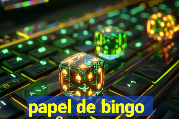 papel de bingo